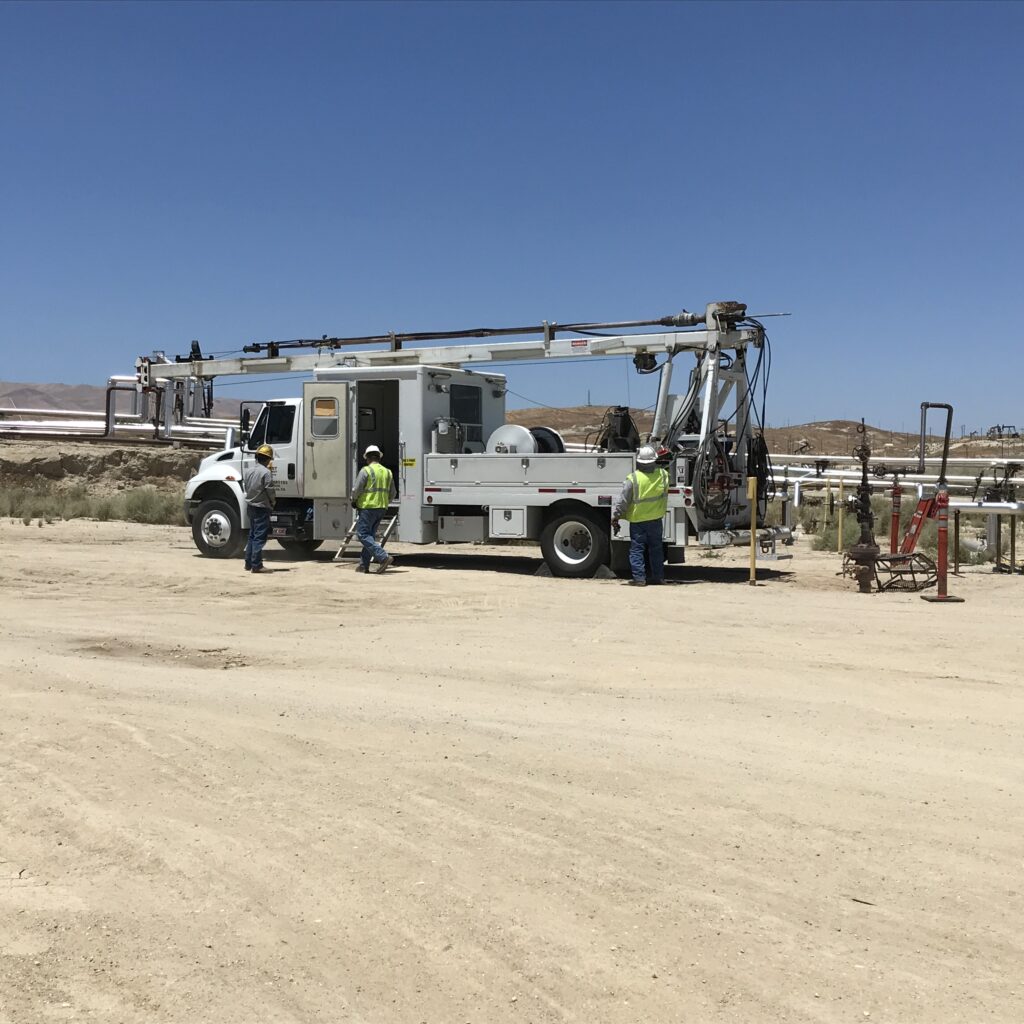 Steam Injection Survey Truck and Crew